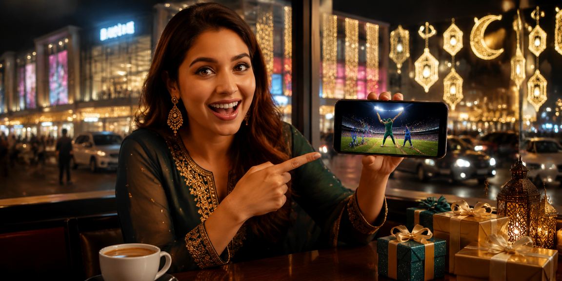 ঢাকায় ঈদ উৎসব উপলক্ষে ক্রিকেট বেটিং এর এক কর্মসূচির ছবি যা উৎসবের আনন্দ যোগ করে